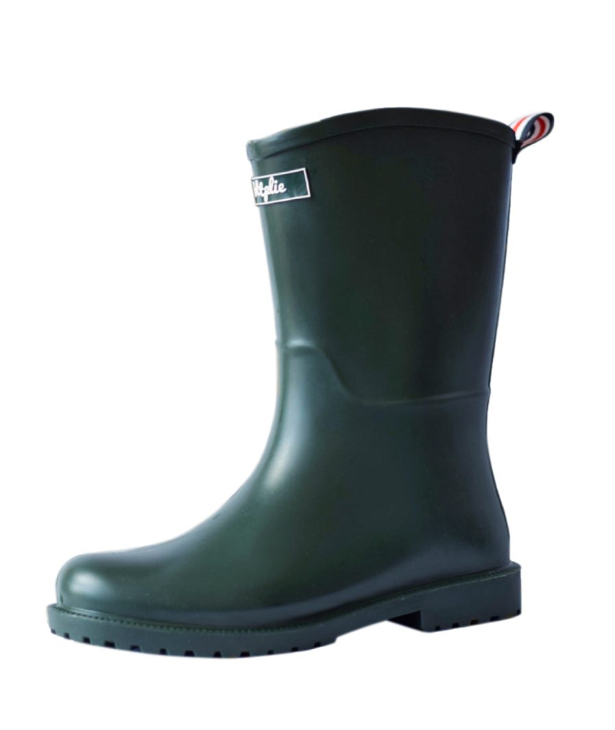 Botas Lluvia Mediana Yorq Verde Matte